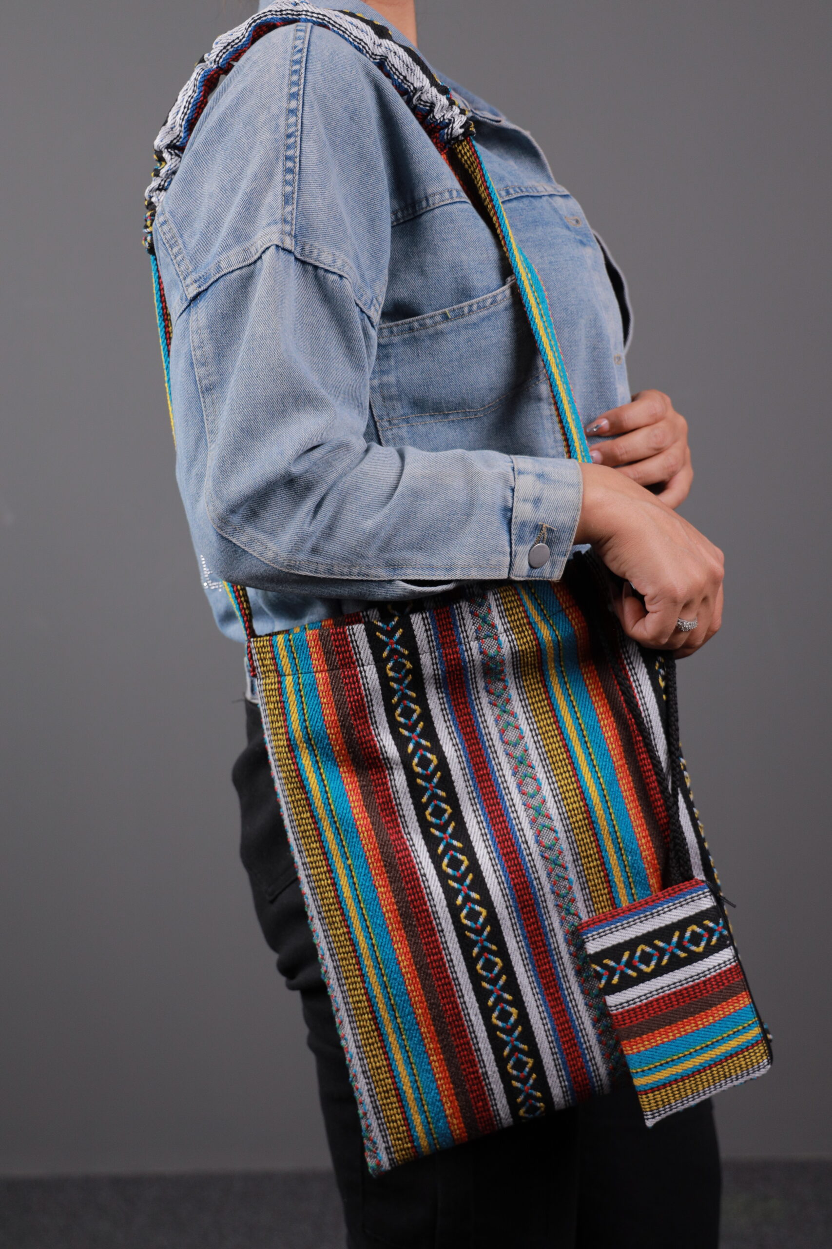 Sadu Crossbody Tote with Matching Wallet - Image 5