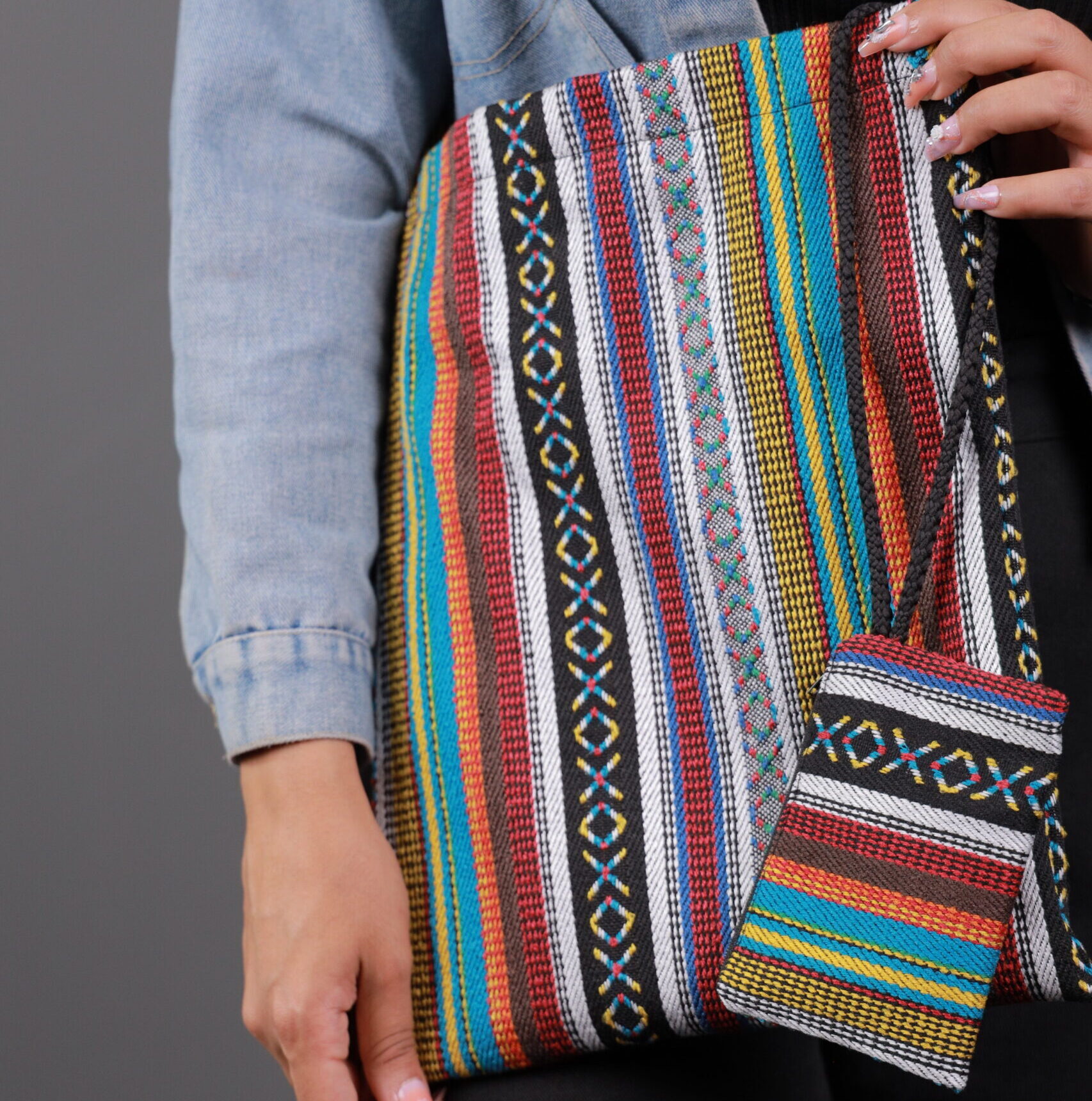 Sadu Crossbody Tote with Matching Wallet