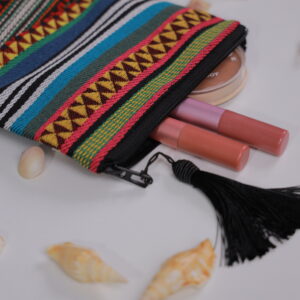 Colorful Sadu-Inspired Pouch
