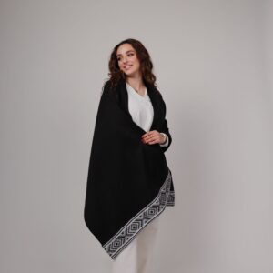 Elegant Black Shawl