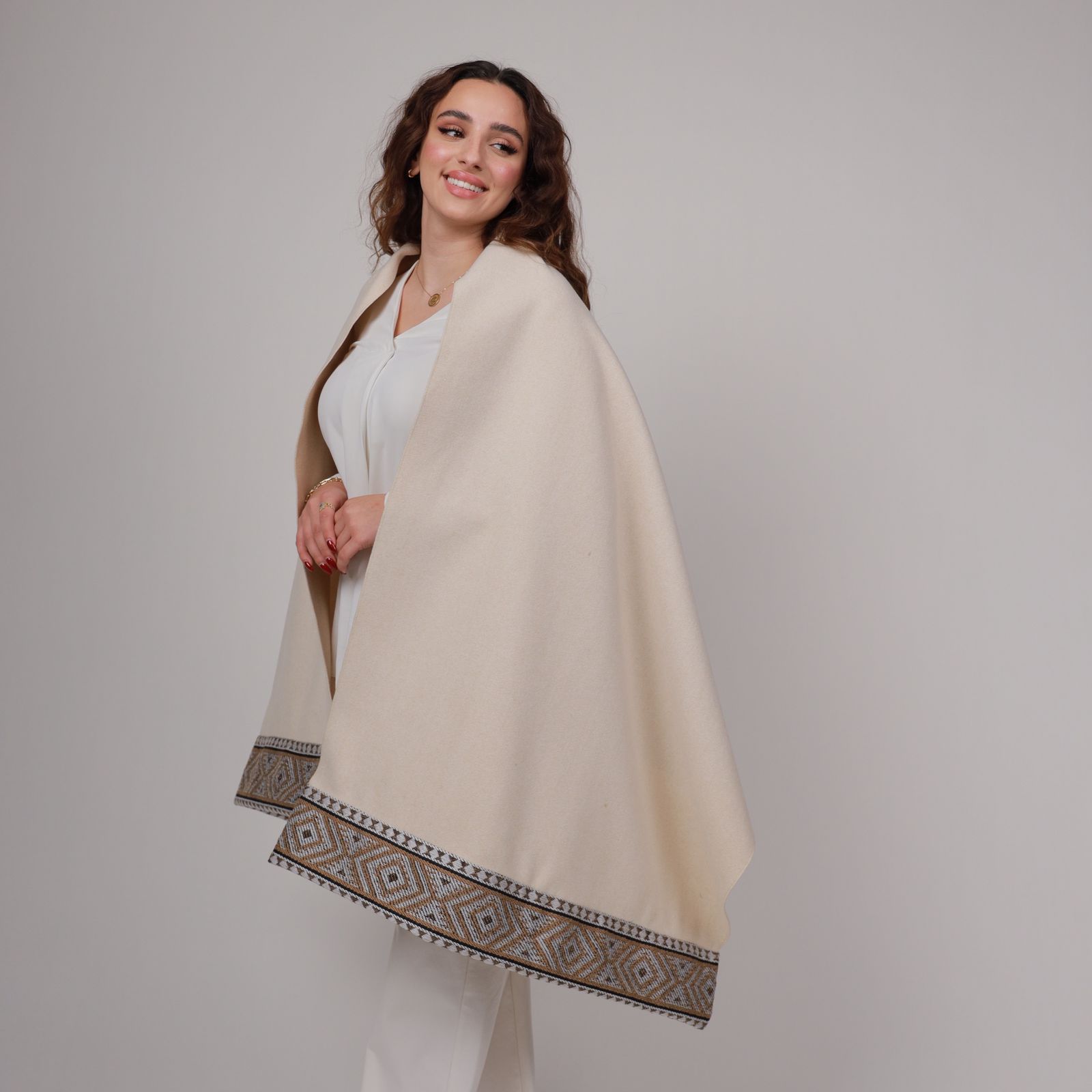Elegant Beige Shawl