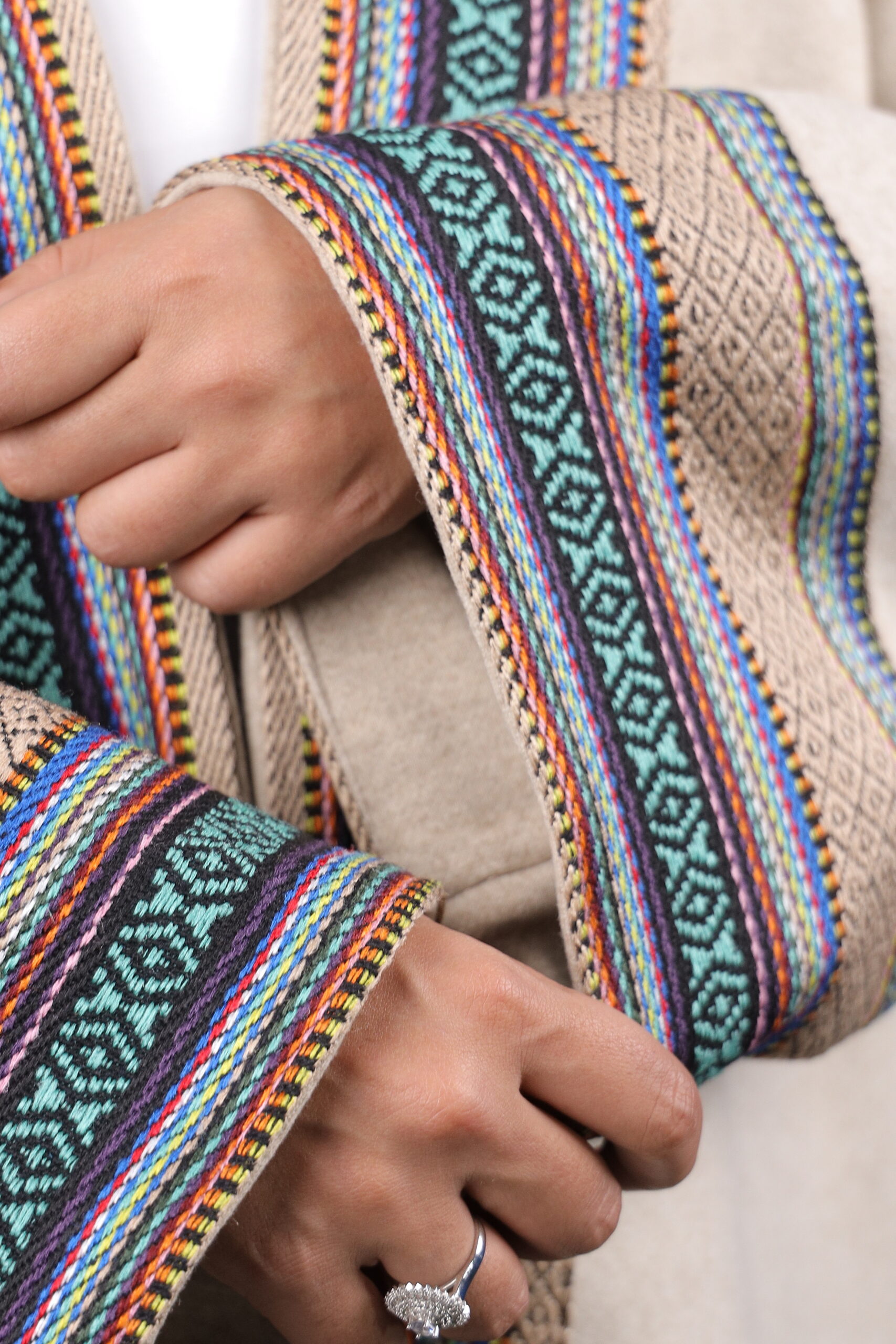 Terquaze - Beige Bisht - Image 3