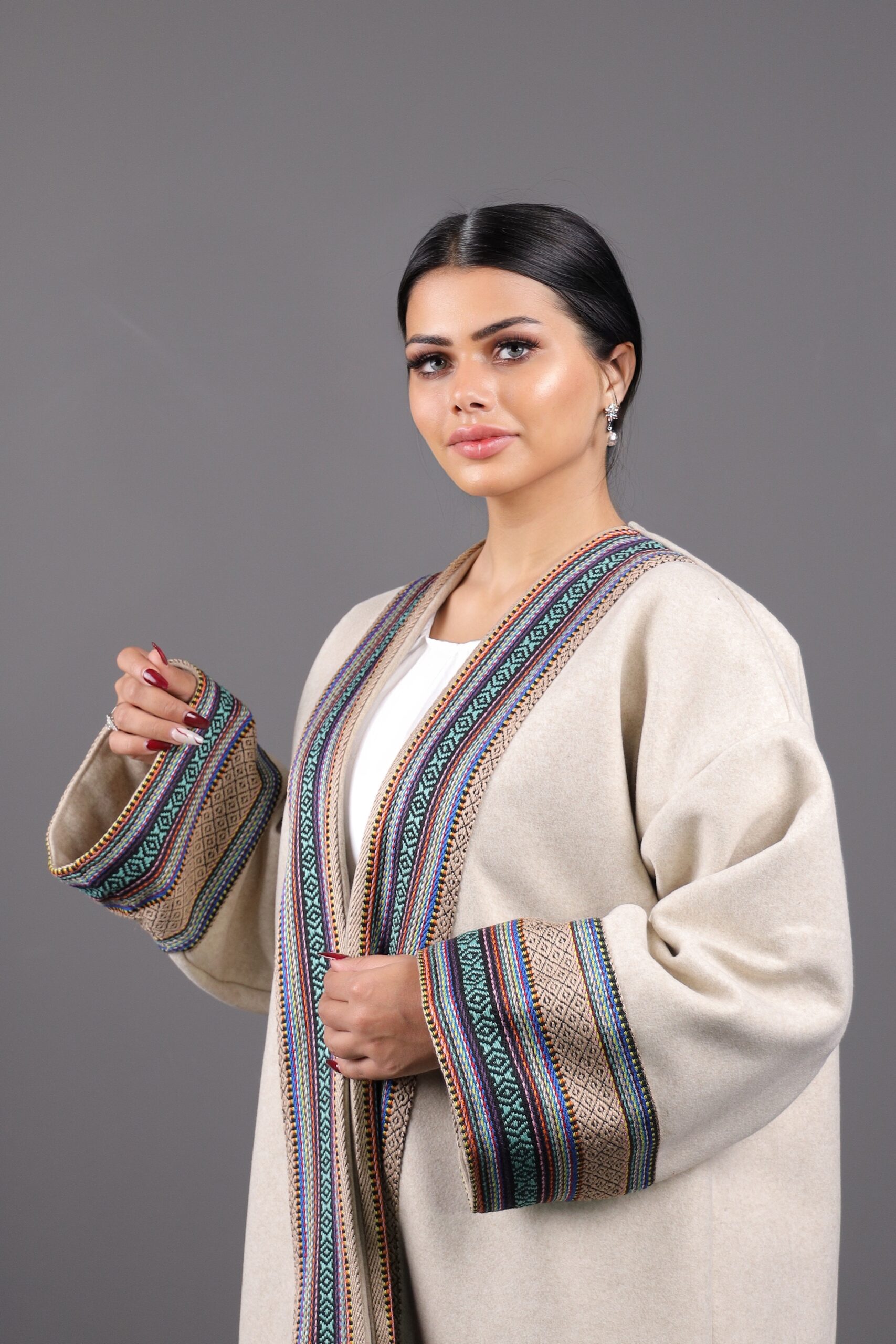 Terquaze - Beige Bisht - Image 4