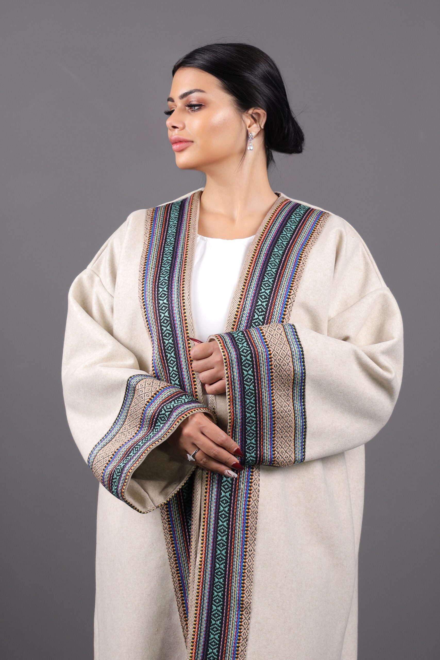 Terquaze - Beige Bisht - Image 6
