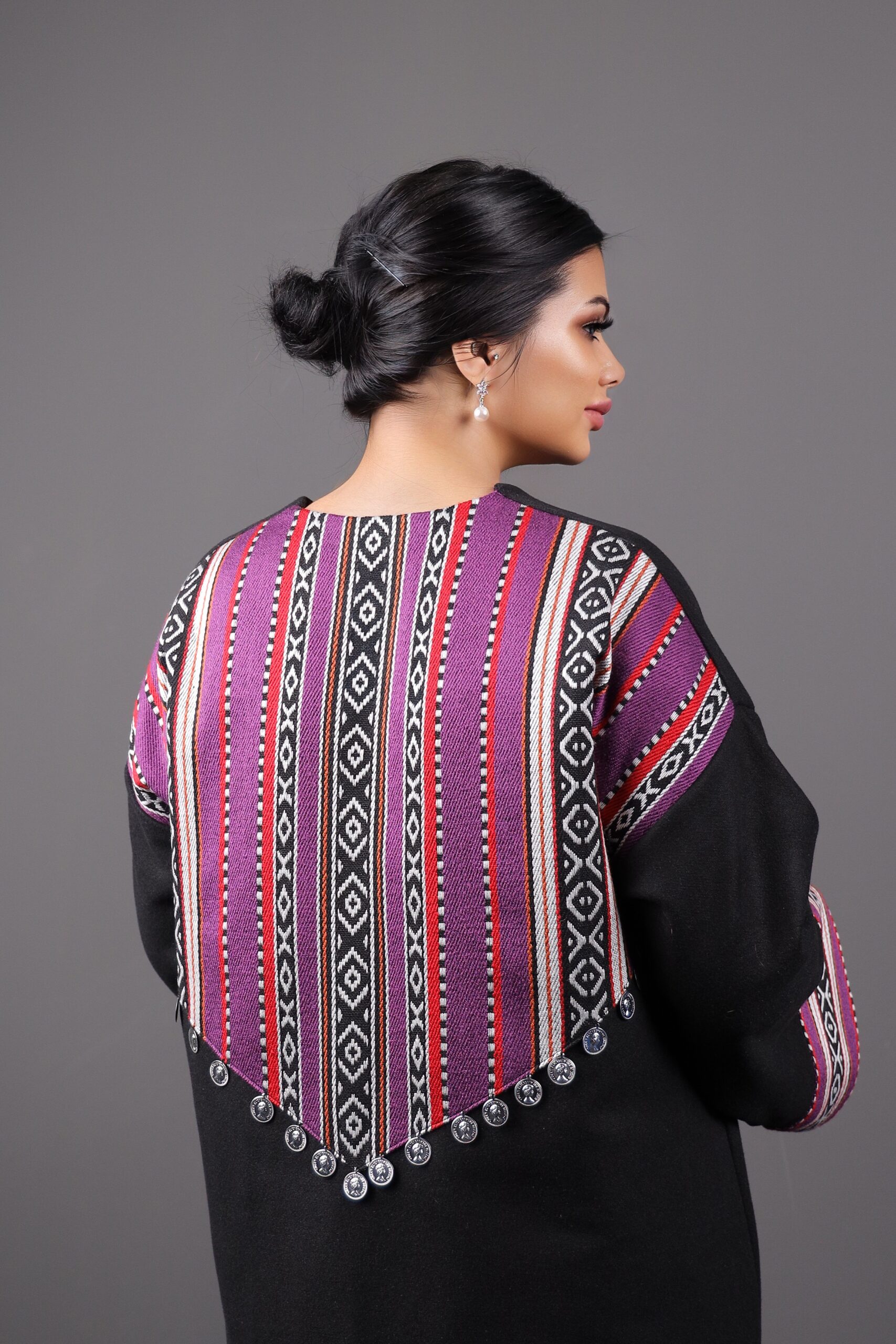 Purpule - Black Bisht - Image 5