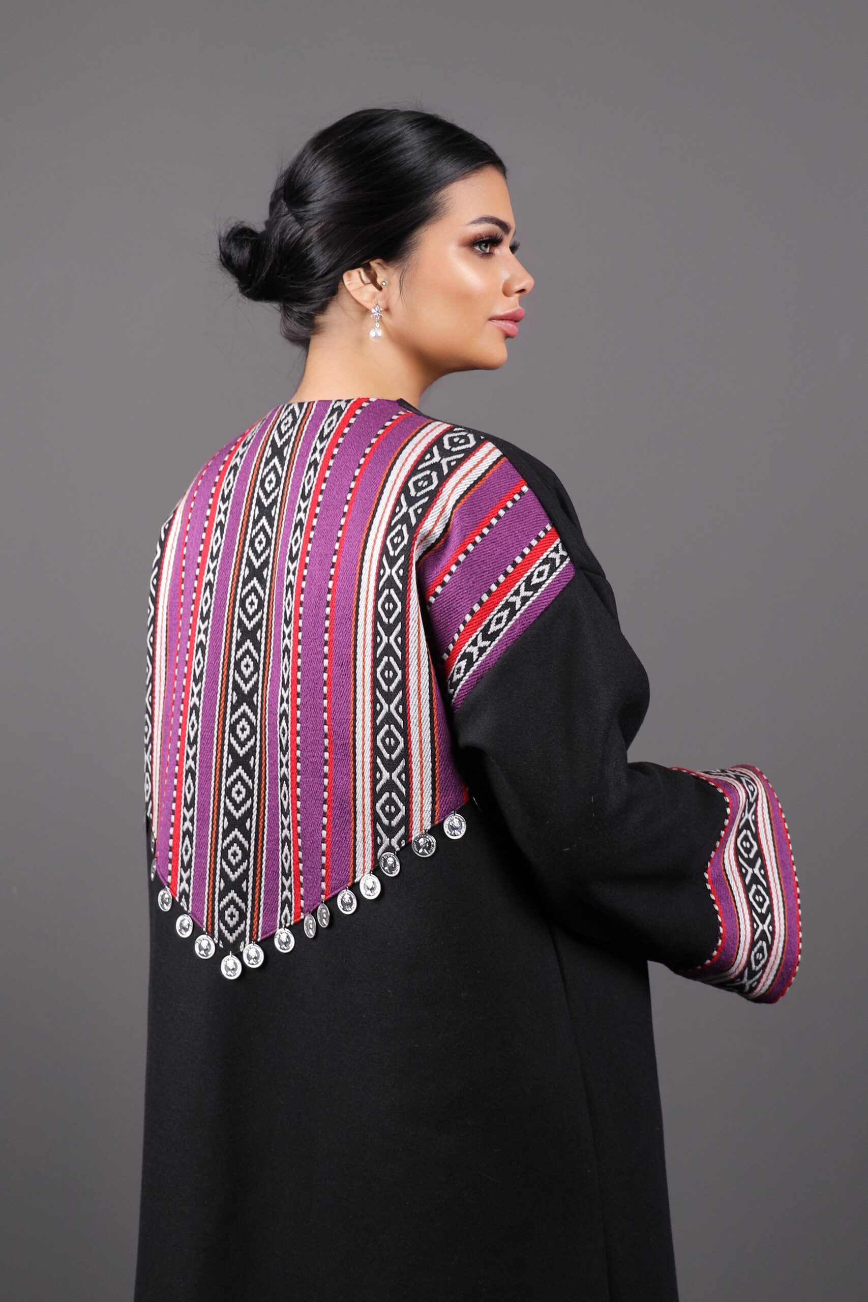 Purpule - Black Bisht - Image 6