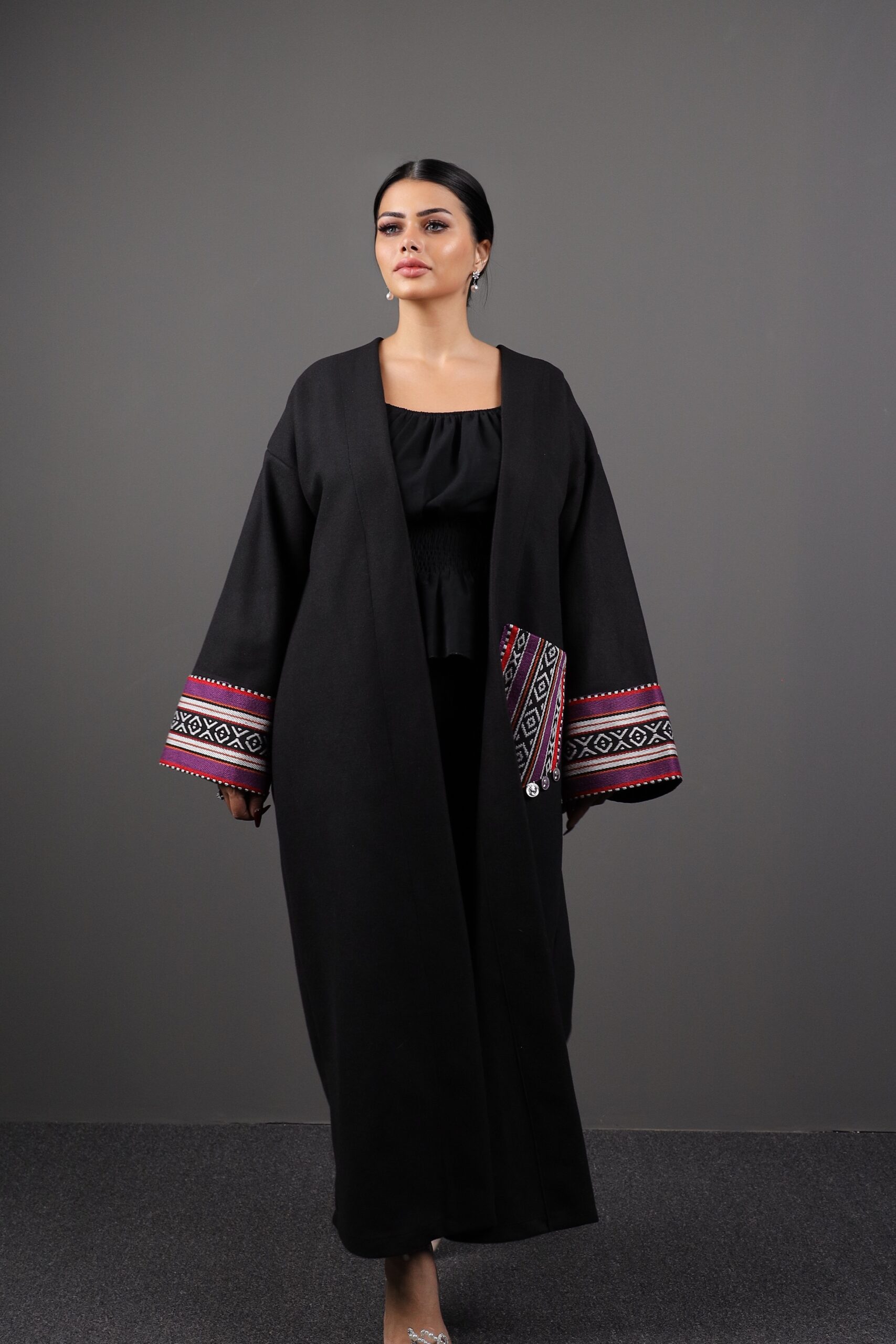 Purpule - Black Bisht - Image 8
