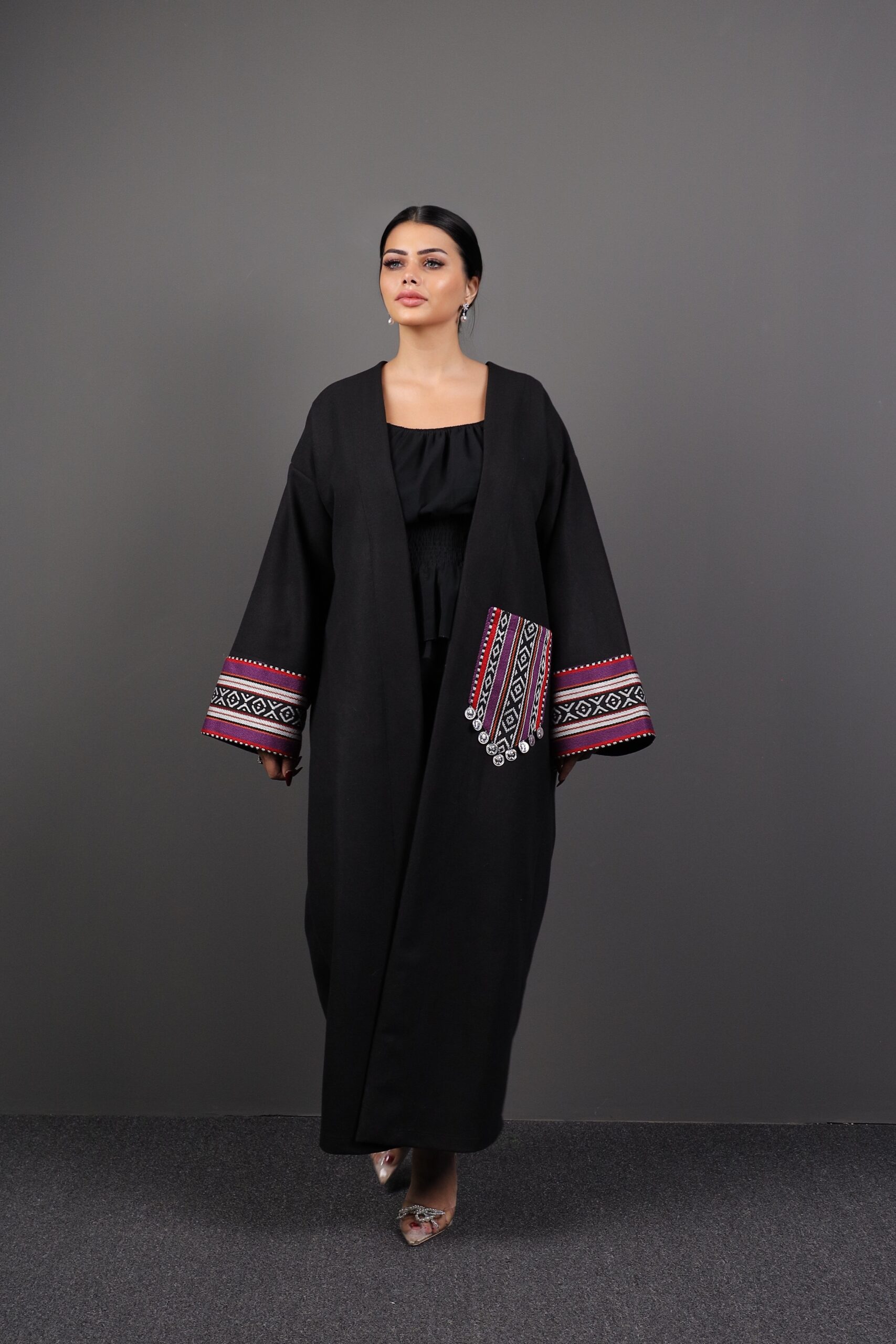 Purpule - Black Bisht - Image 4
