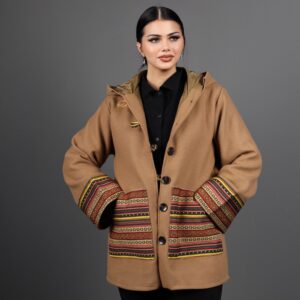 Brown With Yellow Touch Jacket