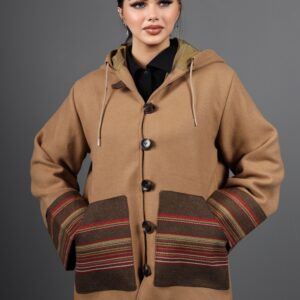 Beige With Brown Touch Jacket